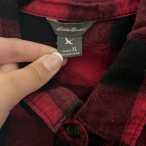 Eddie Bauer Women’s Flannel - Picture 2 of 3